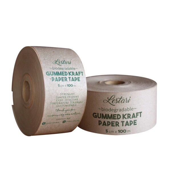 LESTARI Gummed Craft Paper Tape 2" x 100m
